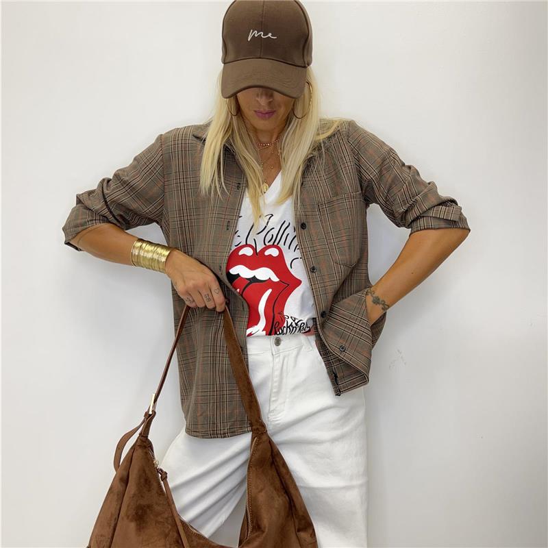 camicia stampa quadro must